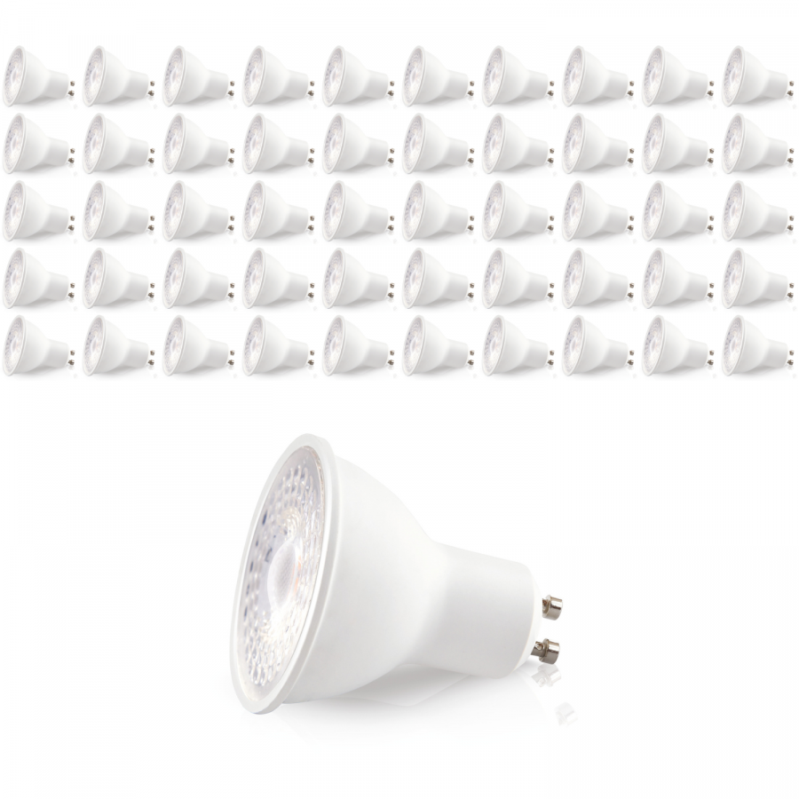 50x Żarówka LED GU10 5W dioda SAMSUNG 3000K Barwa Ciepła LLS PREMIUM