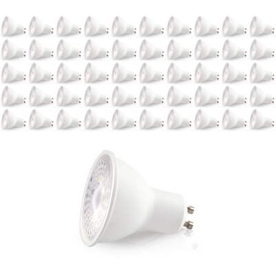 50x Żarówka LED GU10 5W dioda SAMSUNG 4000K Barwa Neutralna LLS PREMIUM