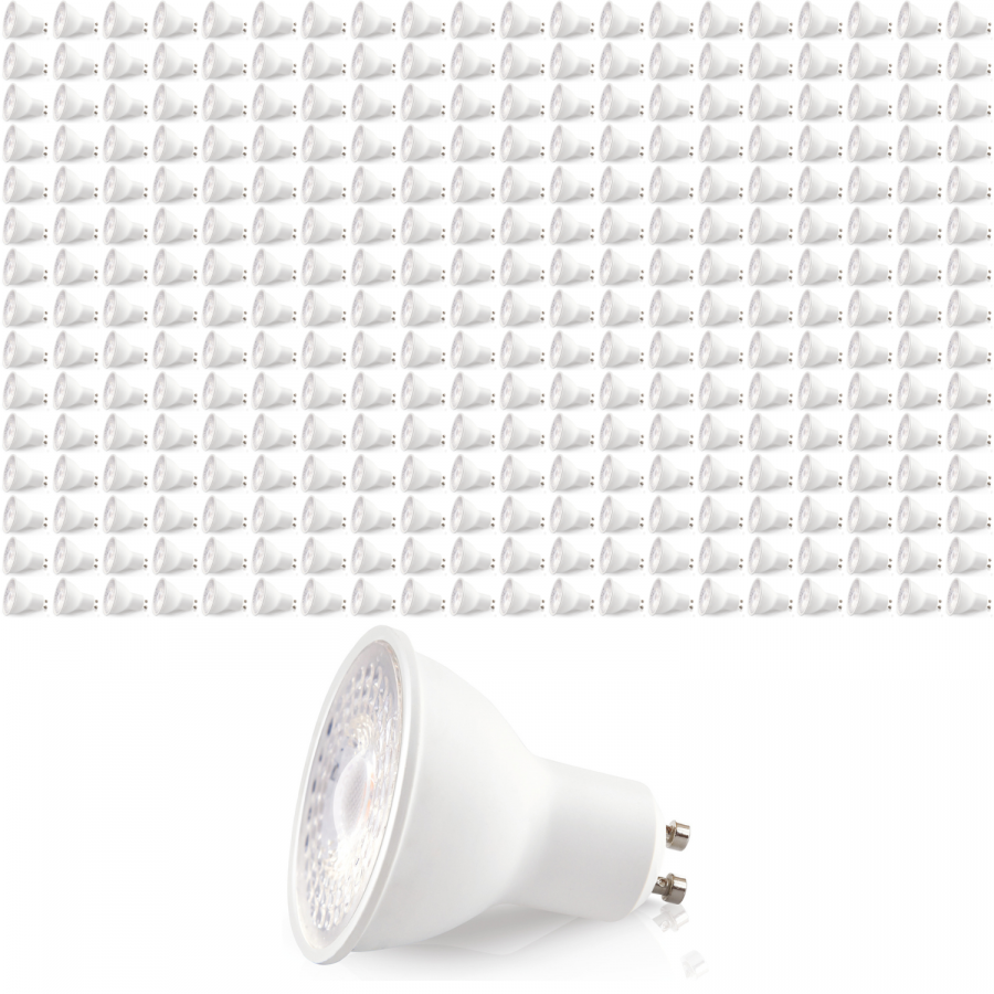 300x Żarówka LED GU10 5W dioda SAMSUNG 4000K Barwa Neutralna LLS PREMIUM