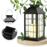 Lampa ogrodowa Solar LED LANTERN 2700K czarna LLS