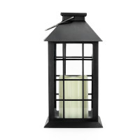 Lampa ogrodowa Solar LED LANTERN 2700K czarna LLS