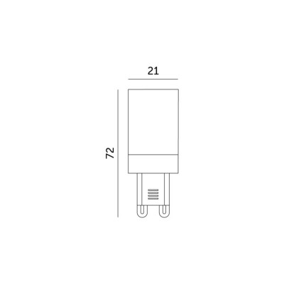 Żarówka Led G9 6w Barwa Neutralna