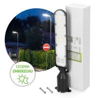 Lampa uliczna LED 50W 4000K z czujnikiem zmierzchu IP65 na słup