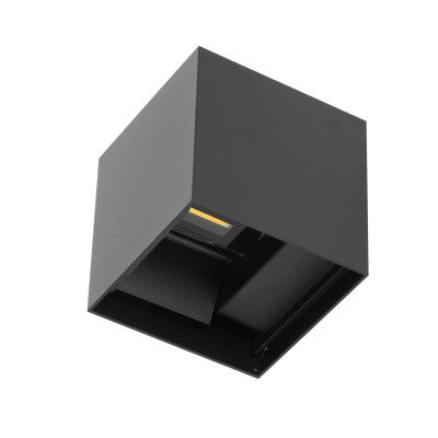 Kinkiet LED 6W dwustronny regulowany kąt światła lampa ścienna zewnętrzna IP54 na elewację taras