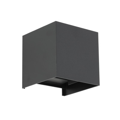 Kinkiet LED 6W dwustronny regulowany kąt światła lampa ścienna zewnętrzna IP54 na elewację taras
