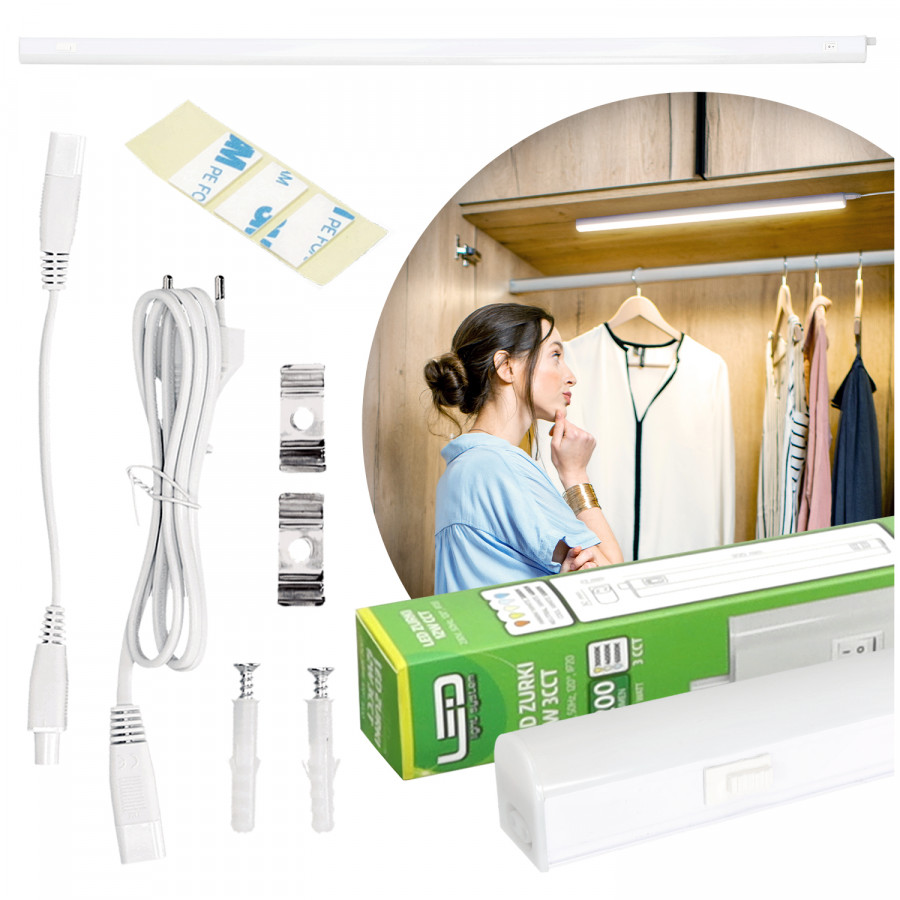 Oprawa meblowa LED Oprawa Kuchenna Lampka LED Podszafkowa - 90cm 12W
