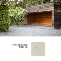Naświetlacz LED 10W IP65 4000K Halogen Czarny Zewnętrzny Ogrodowy