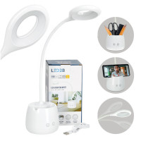 Lampka biurkowa LED LUSIA 5W biała