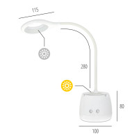 Lampka biurkowa LED LUSIA 5W biała