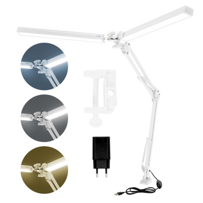 Lampka biurkowa LED TENUIX DUO 28W 3CCT biała
