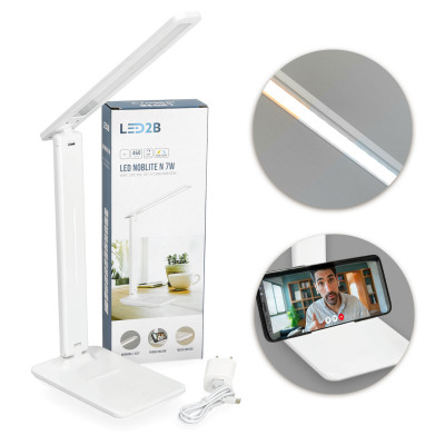 Lampka biurkowa LED NOBLITE N 7W 3CCT biała