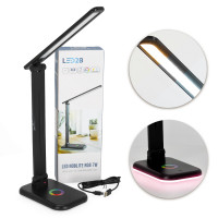 Lampka biurkowa LED NOBLITE RGB 7W 3CCT czarna