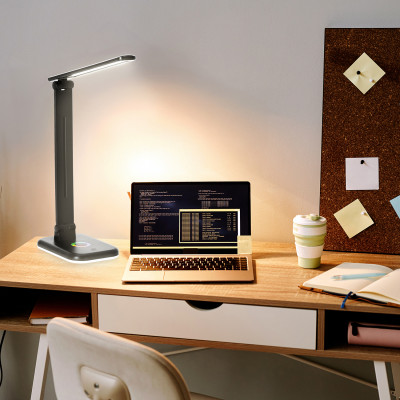 Lampka biurkowa LED NOBLITE RGB 7W 3CCT czarna