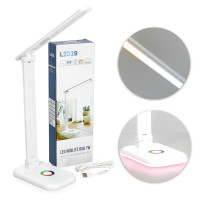 Lampka biurkowa LED NOBLITE RGB 7W 3CCT biała