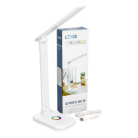 Lampka biurkowa LED NOBLITE RGB 7W 3CCT biała
