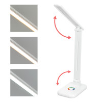 Lampka biurkowa LED NOBLITE RGB 7W 3CCT biała