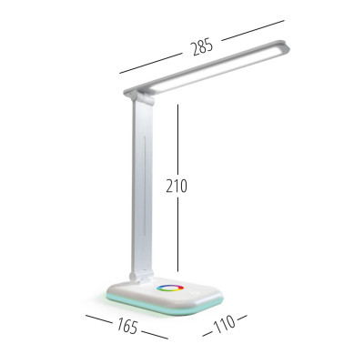 Lampka biurkowa LED NOBLITE RGB 7W 3CCT biała