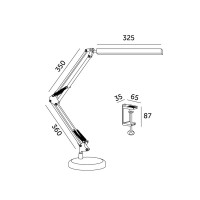 Lampka biurkowa LED TENUIX 14W 3CCT biała