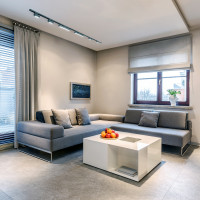 Zestaw Szynowy 3 fazowy szyna 2m + 1m + łącznik prosty + 4x lampy FLEX 12W + 2x lampy FLEX 36W zasilanie + zaślepka CZARNY