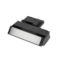 Zestaw Szynowy 3 fazowy szyna 2m + 1m + łącznik prosty + 6x lamp FLEX 12W + zasilanie + zaślepka CZARNY