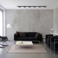 Zestaw Szynowy 3 fazowy szyna 2m + 1m + łącznik prosty + 6x lamp FLEX 12W + zasilanie + zaślepka CZARNY