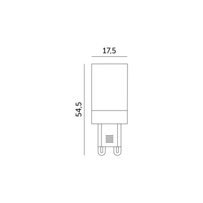 Żarówka Led G9 4w Barwa Ciepłobiała