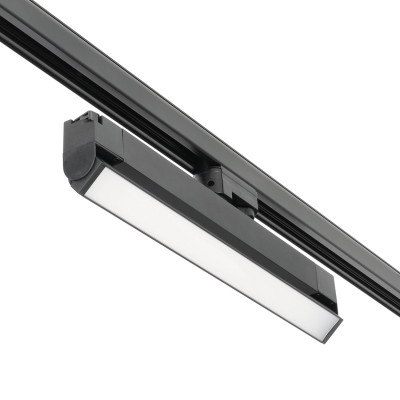 Zestaw szynowy 3 fazowy szyna 2m+2m, 4x Lampa FLEX 36W, 2 lampy flex 12W, łącznik L CZARNY komplet
