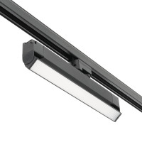 Zestaw szynowy 3 fazowy szyna 2m+2m, 4x Lampa FLEX 36W, 2 lampy flex 12W, łącznik L CZARNY komplet