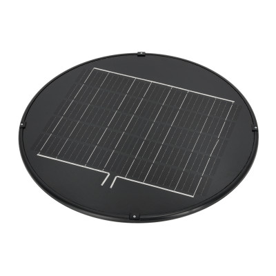 Lampa solarna LED 15W z czujnikiem ruchu i zmierzchu, 1500 lm, na słup – oświetlenie ogrodowe, parkowe, podjazdowe
