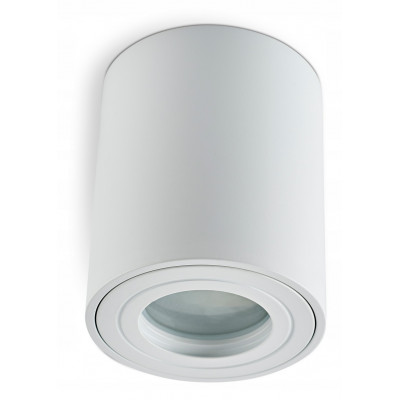 Lampa Łazienkowa Sufitowa, Plafon Loft, Tuba WODOSZCZELNA Biała IP44 - LLS
