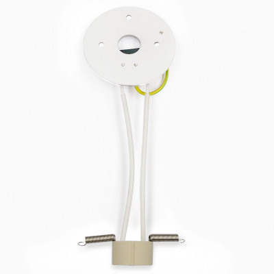 Lampa Łazienkowa Sufitowa, Plafon Loft, Tuba WODOSZCZELNA Biała IP44 - LLS