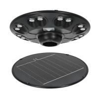 Oprawa Uliczna 15W Solarna Lampa Parkingowa Czujnik Ruchu Pilot + 3m Słup