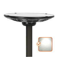 Oprawa Uliczna 15W Solarna Lampa Parkingowa Czujnik Ruchu Pilot + 3m Słup