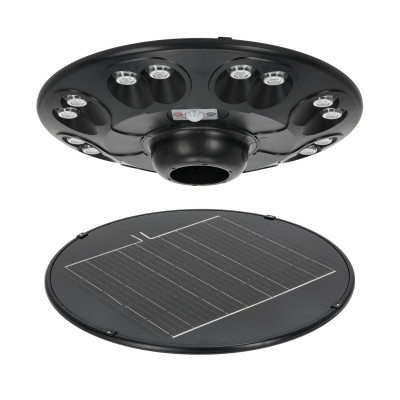 Oprawa Uliczna 15W Solarna Lampa Parkingowa Czujnik Ruchu Pilot + 4m Słup