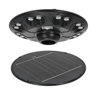 Oprawa Uliczna 15W Solarna Lampa Parkingowa Czujnik Ruchu Pilot + 4m Słup