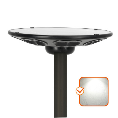 Oprawa Uliczna 15W Solarna Lampa Parkingowa Czujnik Ruchu Pilot + 4m Słup
