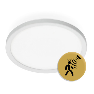 Plafon LED IP54 18W barwa światła 3000K-6000K. Czujnik ruchu i zmierzchu LLS