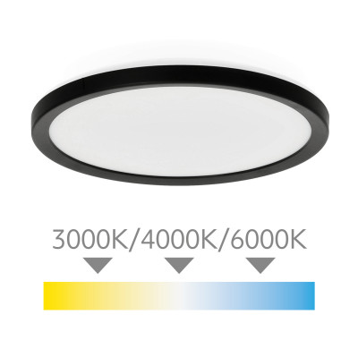 Plafon LED IP54 12W barwa światła 3000K-6000K. Czujnik ruchu i zmierzchu LLS