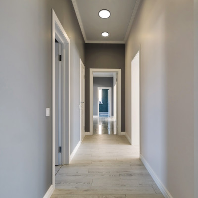 Plafon LED IP54 12W barwa światła 3000K-6000K. Czujnik ruchu i zmierzchu LLS