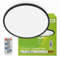 Plafon LED IP54 32W barwa światła 3000K-6000K. Czujnik ruchu i zmierzchu LLS