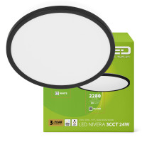 Plafon LED IP54 24W barwa światła 3000K-6000K. Nowoczesny, trwały i energooszczędny LLS