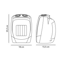 Termowentylator Farelka Elektryczny Ceramiczny 1500W Termostat Grzejnik