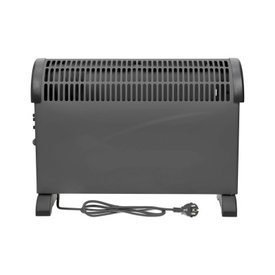Grzejnik Elektryczny Łazienkowy Czarny 2000W Termostat Turbo 3 stopnie mocy