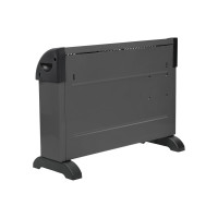Grzejnik Elektryczny Łazienkowy Czarny 2000W Termostat Turbo 3 stopnie mocy