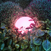 Zestaw Solar LED GARDEN BALL 30cm i 40cm RGB LLS