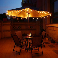 Girlanda Solarna Ogrodowa Lampki Solarne 10m 10X Żarówka LED E27 + Pilot