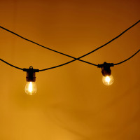 Girlanda Solarna Ogrodowa Lampki Solarne 10m 10X Żarówka LED E27 + Pilot