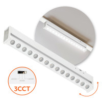 Reflektor szynowy/ track spotlight LED NEXTRACK MAGNE R2 15W 24 3CCT Białe