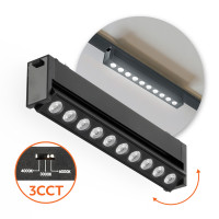 Reflektor szynowy/ track spotlight LED NEXTRACK MAGNE R2 10W 24 3CCT Czarny