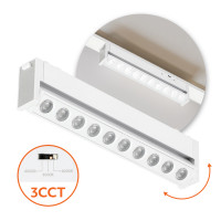 Reflektor szynowy/ track spotlight LED NEXTRACK MAGNE R2 10W 24 3CCT Białe